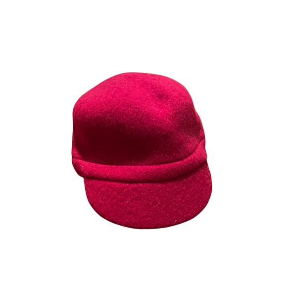 San Diego Hat Co. Red Wool Cap, One Size - Picture 2 of 8